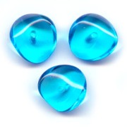 Pagodes 4x9 mm Aquamarine x20