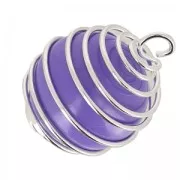Boule pour bola de grossesse 18 mm Lilas x1