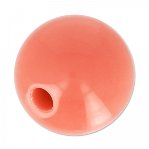 Ronde semi-percée gros trou 14 mm Corail x1