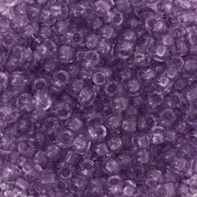 Preciosa Perles rocailles 8/0 - 3 mm - Solgel - Violet 2 Dyed Crystal x20g