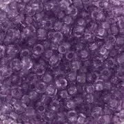 Preciosa Perles rocailles 8/0 - 3 mm - Solgel - Violet 2 Dyed Crystal x20g