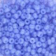 Preciosa Perles rocailles 8/0 3 mm - Solgel - Blue 2 Dyed Alabaster x20g