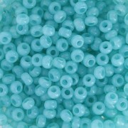 Preciosa Perles rocailles 8/0 - 3 mm - Solgel - Green 2 Dyed Alabaster x20g