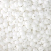 Preciosa Perles rocailles 8/0 - 3 mm - Chalkwhite x20g|raw }}
