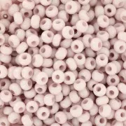 Preciosa Perles rocailles 8/0 - 3 mm - Solgel - Pink 1 Dyed Chalkwhite x20g
