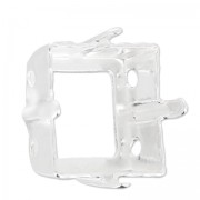 Serti griffe pour cabochon PureCrystal 4447 12 mm argenté x1|raw }}