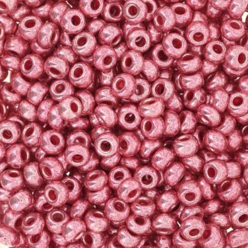 Preciosa Perles rocailles 8/0 - 3 mm - Terra Metallic Rose x20g