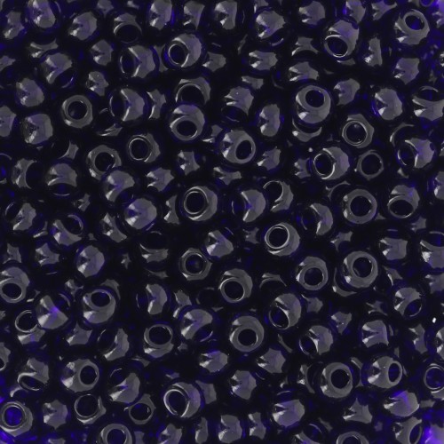 Preciosa Perles rocailles 8/0 - 3 mm - Dark Sapphire x20g