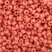 Preciosa Perles rocailles 8/0 - 3 mm - PermaLux Orange Mat x20g