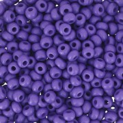 Preciosa Perles rocailles 8/0 - 3 mm - Permalux Dark Violet Mat x20g|raw }}