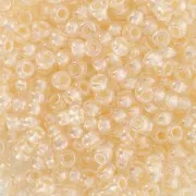 Preciosa Perles rocailles 8/0 - 3 mm - Pearl Pastel Lining - Apricot Sfinx x20g