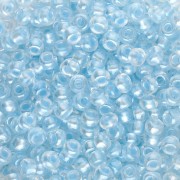 Preciosa Perles rocailles 8/0 3 mm - Crystal Lined Blue Pearl Sfinx x20g|raw }}