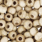 Perles rondes en bois 4 mm Naturel x165|raw }}