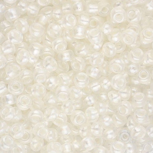 Preciosa Perles rocailles 8/0 3 mm - Crystal Lined Ivory Pearl Sfinx x20g