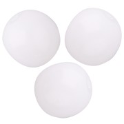 Perles en verre tchèque rondes 8 mm - Opaque White x20|raw }}