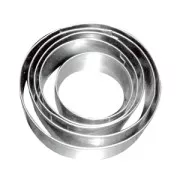 Set d'emporte-pièces en métal forme rond x5