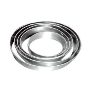 Set d'emporte-pièces en métal forme ovale x5