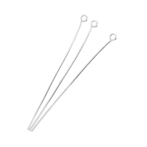 Clous tête ronde 51x0.70 mm - Argenté x 25