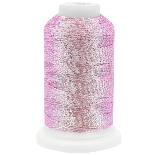 Fil en polyester Liz metallic taille 20 - Icy Pink n°348 x192m