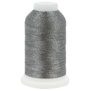 Fil en polyester Liz metallic taille 40 - Light Charcoal n°343 x265m