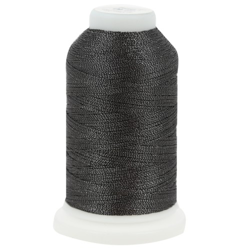 Fil en polyester Liz metallic taille 40 - Charcoal n°342 x265m