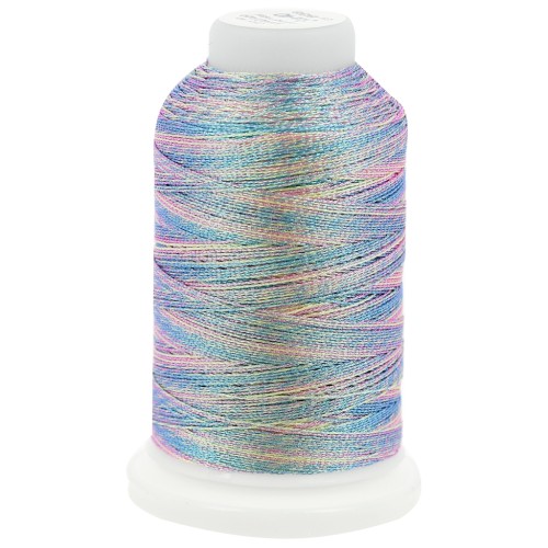 Fil en polyester Liz metallic taille 40 - Icy Pastel n°349 x265m