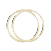 Créoles 24 mm - Fil 1.3 mm - en Gold filled (or laminé) x2|raw }}