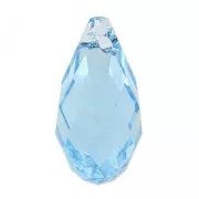 Goutte PureCrystal 6010 17x8.5 mm Aquamarine x1