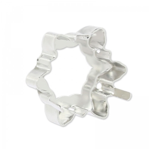 Serti griffe Edelweiss pour cabochon PureCrystal 4753 14 mm rhodié x1