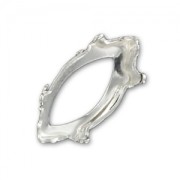 Serti griffe navette PureCrystal 4228 10x5 mm en Argent 925 x1|raw }}