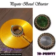 Peyote Bezel Starter Set 7 Tailles - Sunshine x1
