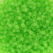 Miyuki Delica 11/0 DB1266 - Mat Transparent Lime x 8g|raw }}