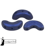 Perles en verre Arcos® par Puca® 5x10 mm - Trendy Night Blue Mat x10g|raw }}