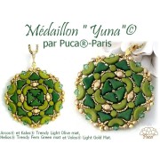 Perles en verre Arcos® par Puca® 5x10 mm - Trendy Persian Blue Mat x10g