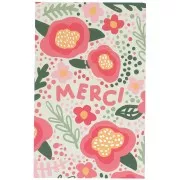 Floral - Cartes à bijoux Fleur - cartes de remerciements - Merci - Vert - Rouge - Rose x10 Cartes à bijoux Fleur - cartes de remerciements - Merci - Vert - Rouge - Rose x10