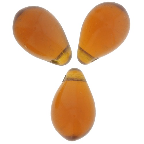 Gouttes 6x9 mm Smoked Topaz  x25