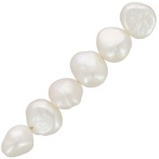 Perles d'eau douce baroques irrégulières - Grade AA - 7x8 mm x6