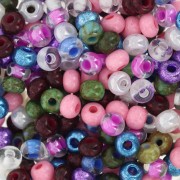 Preciosa Perles rocailles 6/0 4 mm - Mix Multicolore 2 x20g|raw }}