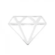 Intercalaire origami diamant 15.5 mm en Argent 925 x1
