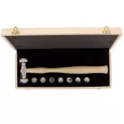 Marteau avec 9 embouts pour texturiser le métal x1