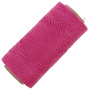 Bobine de fil ciré Linhasita pour micro macramé 0.35 mm - Rose Vif (1435) x448m|raw }}