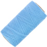 Bobine de fil ciré Linhasita pour micro macramé 0.35 mm - Bleu maya (1443) x448m|raw }}