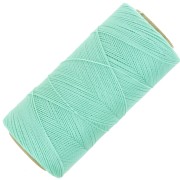 Bobine de fil ciré Linhasita pour micro macramé 0.5 mm - Mint Green (1444) x335m|raw }}