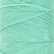 Bobine de fil ciré Linhasita pour micro macramé 1 mm - Menthe Glacée (1436) x168m