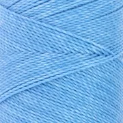 Bobine de fil ciré Linhasita pour micro macramé 1 mm - Bleu maya (1443) x168m