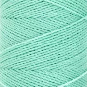 Bobine de fil ciré Linhasita pour micro macramé 1 mm - Mint Green (1444) x168m