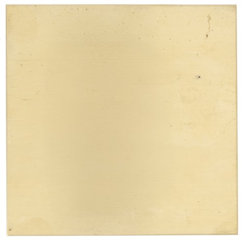 Plaque de laiton 100x100 mm - épaisseur 1.5 mm - Laiton x1