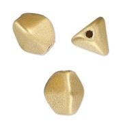 Perles en verre tchèque Pinch Beads 5x3 mm Gold Mat x50|raw }}