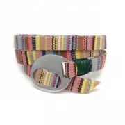 Fermoir ovale 14x12 mm pour lacet 5 mm Placage Argent fin vieilli x1