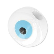 Palet oeil en céramique 10 mm Blanc/Bleu x1|raw }}